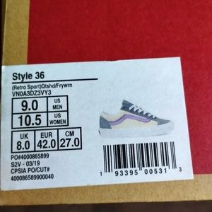 Van's Brand new shoes